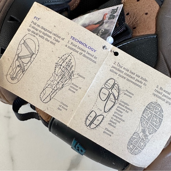 NWT Teva ORIGINAL 1994 Vintage Sandal Hiker Men’s 10.5 Revive ‘94 - Picture 4 of 15